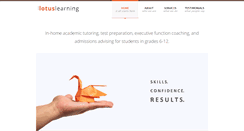 Desktop Screenshot of lotuslearning.net